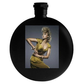 Tyra Banks Round Flask