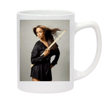 Tyra Banks 14oz White Statesman Mug