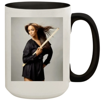 Tyra Banks 15oz Colored Inner & Handle Mug