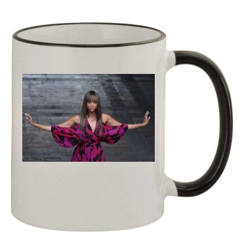 Tyra Banks 11oz Colored Rim & Handle Mug