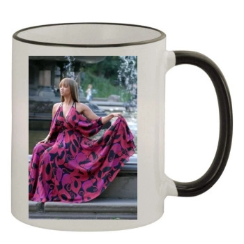 Tyra Banks 11oz Colored Rim & Handle Mug