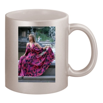 Tyra Banks 11oz Metallic Silver Mug