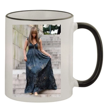 Tyra Banks 11oz Colored Rim & Handle Mug