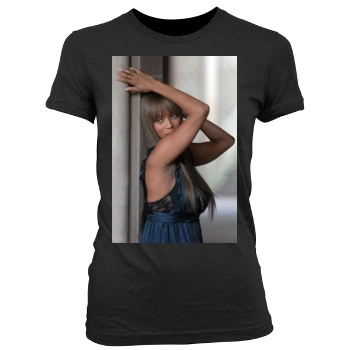 Tyra Banks Women's Junior Cut Crewneck T-Shirt