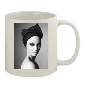 Tyra Banks 11oz White Mug