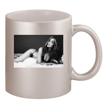 Tyra Banks 11oz Metallic Silver Mug