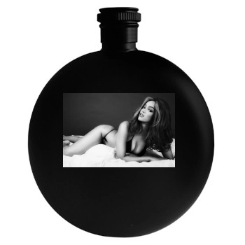 Tyra Banks Round Flask