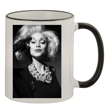 Tyra Banks 11oz Colored Rim & Handle Mug