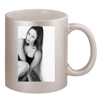 Tyra Banks 11oz Metallic Silver Mug