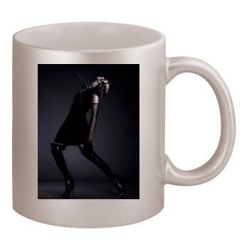 Tyra Banks 11oz Metallic Silver Mug