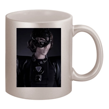 Tyra Banks 11oz Metallic Silver Mug