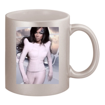 Tyra Banks 11oz Metallic Silver Mug