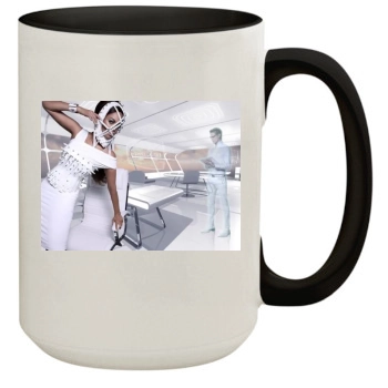 Tyra Banks 15oz Colored Inner & Handle Mug