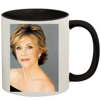 Jane Fonda 11oz Colored Inner & Handle Mug