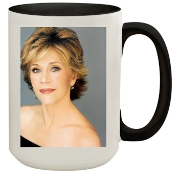 Jane Fonda 15oz Colored Inner & Handle Mug