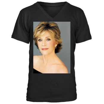 Jane Fonda Men's V-Neck T-Shirt