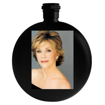 Jane Fonda Round Flask