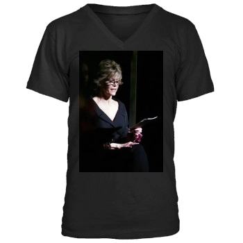 Jane Fonda Men's V-Neck T-Shirt