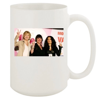 Jane Fonda 15oz White Mug