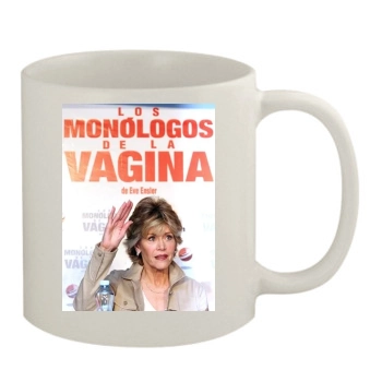 Jane Fonda 11oz White Mug