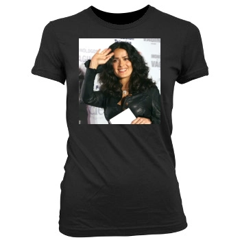 Jane Fonda Women's Junior Cut Crewneck T-Shirt