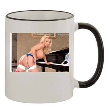 Harmony Bliss 11oz Colored Rim & Handle Mug