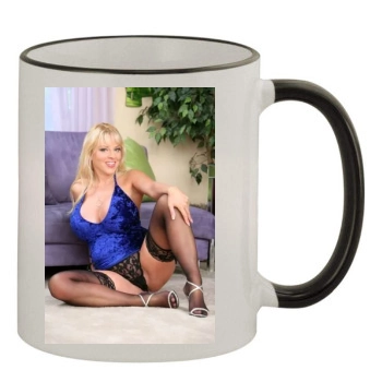 Harmony Bliss 11oz Colored Rim & Handle Mug