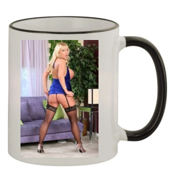 Harmony Bliss 11oz Colored Rim & Handle Mug