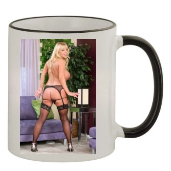 Harmony Bliss 11oz Colored Rim & Handle Mug