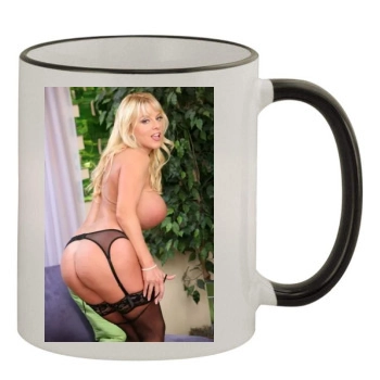 Harmony Bliss 11oz Colored Rim & Handle Mug