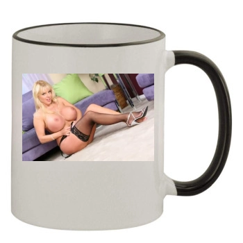 Harmony Bliss 11oz Colored Rim & Handle Mug