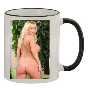 Harmony Bliss 11oz Colored Rim & Handle Mug