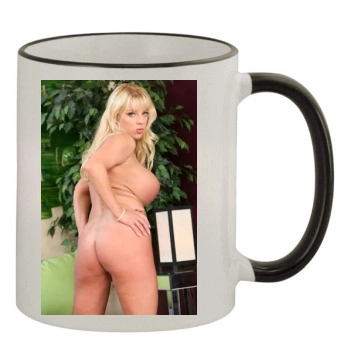 Harmony Bliss 11oz Colored Rim & Handle Mug