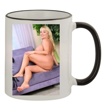 Harmony Bliss 11oz Colored Rim & Handle Mug