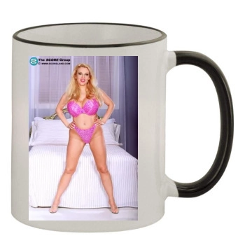 Harmony Bliss 11oz Colored Rim & Handle Mug