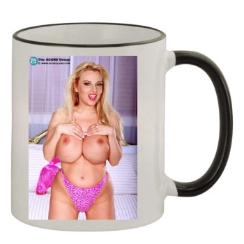 Harmony Bliss 11oz Colored Rim & Handle Mug