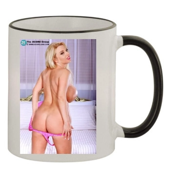 Harmony Bliss 11oz Colored Rim & Handle Mug