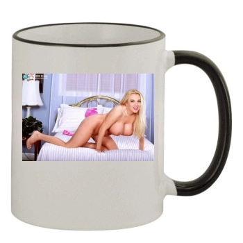 Harmony Bliss 11oz Colored Rim & Handle Mug