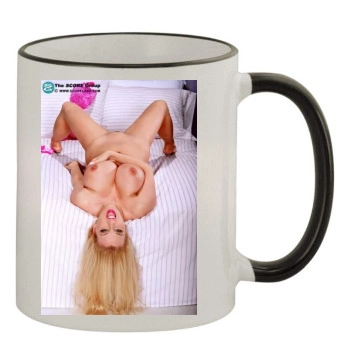 Harmony Bliss 11oz Colored Rim & Handle Mug