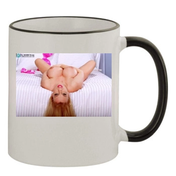 Harmony Bliss 11oz Colored Rim & Handle Mug