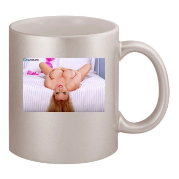 Harmony Bliss 11oz Metallic Silver Mug