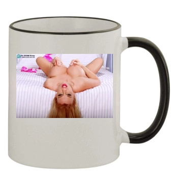 Harmony Bliss 11oz Colored Rim & Handle Mug