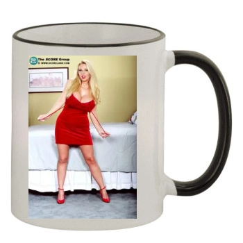 Harmony Bliss 11oz Colored Rim & Handle Mug