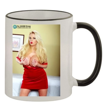 Harmony Bliss 11oz Colored Rim & Handle Mug