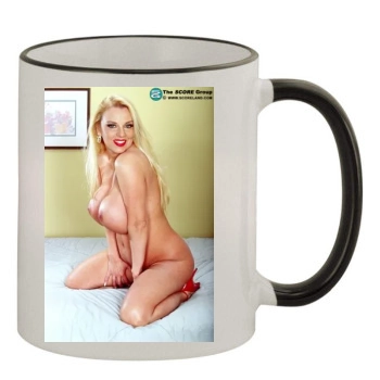 Harmony Bliss 11oz Colored Rim & Handle Mug