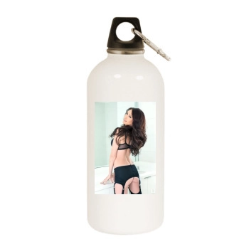 Holli Pockets White Water Bottle With Carabiner