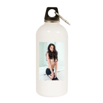 Holli Pockets White Water Bottle With Carabiner