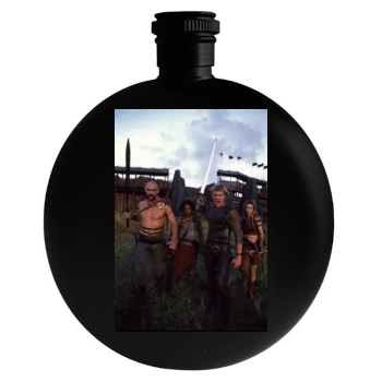 Heath Ledger Round Flask