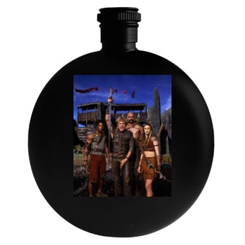 Heath Ledger Round Flask