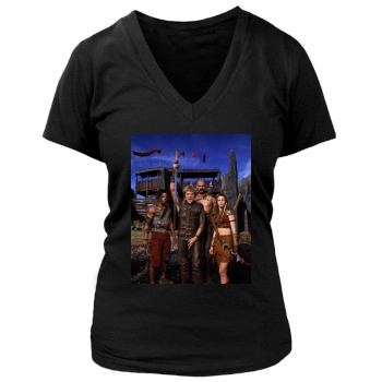 Heath Ledger Women's Deep V-Neck TShirt